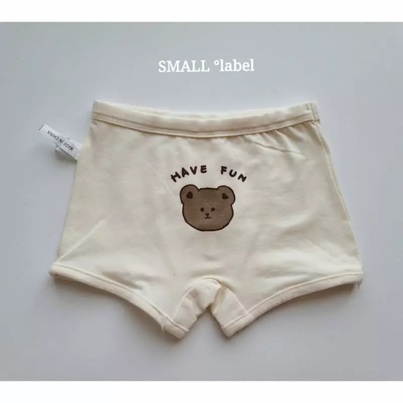 Small Label - Korean Children Fashion - #kidzfashiontrend - Fun Bear Underwear [set of 3] - 2