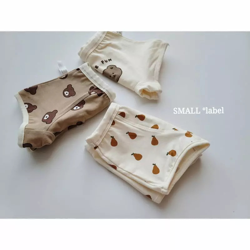 Small Label - Korean Children Fashion - #minifashionista - Fun Bear Underwear [set of 3] - 6