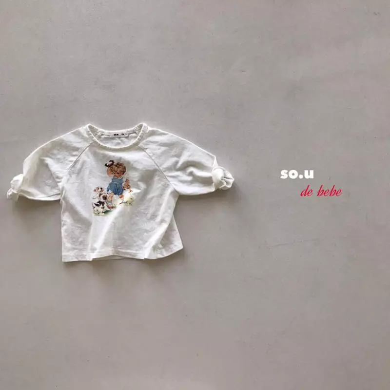 So U - Korean Baby Fashion - #babyboutique - Bebe Tambourine Tee - 12