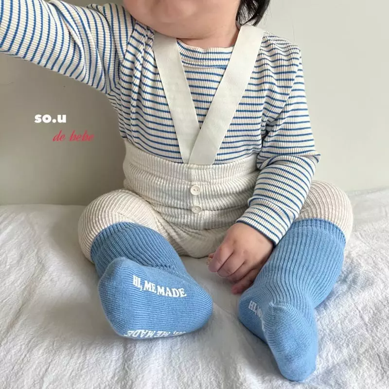 So U - Korean Baby Fashion - #babyboutiqueclothing - Bebe Stripe Tee