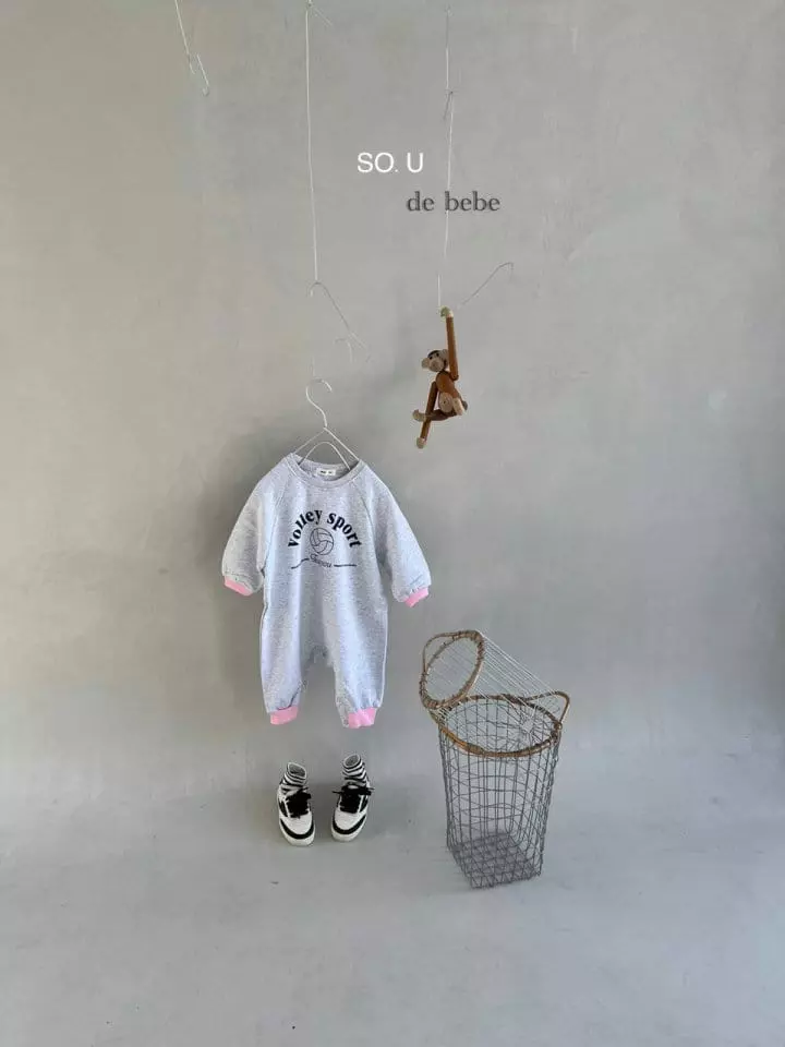 So U - Korean Baby Fashion - #babyboutiqueclothing - Volleyball Bodysuit