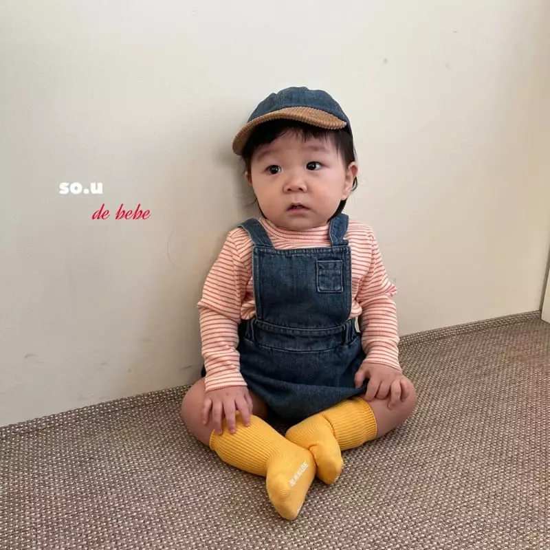 So U - Korean Baby Fashion - #babyclothing - Denim Bloomer