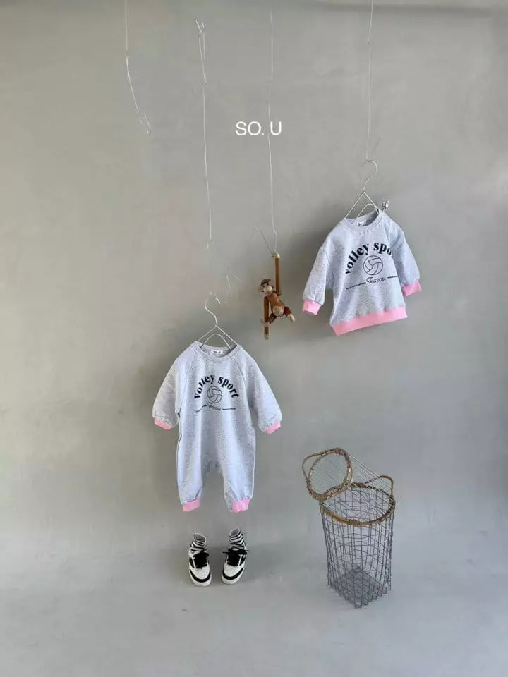 So U - Korean Baby Fashion - #babyclothing - Volleyball Bodysuit - 2
