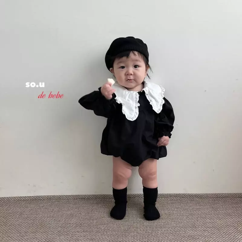 So U - Korean Baby Fashion - #babyclothing - Sailor Color Bodysuit - 4