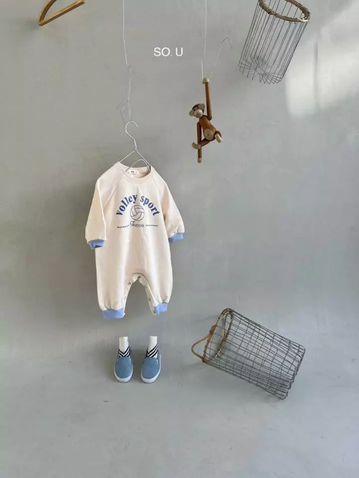 So U - Korean Baby Fashion - #babyfashion - Volleyball Bodysuit - 3