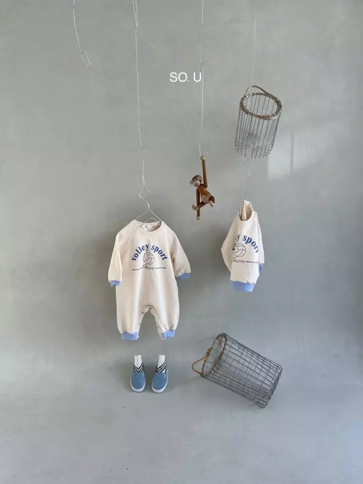 So U - Korean Baby Fashion - #babyfashion - Volleyball Bodysuit - 4