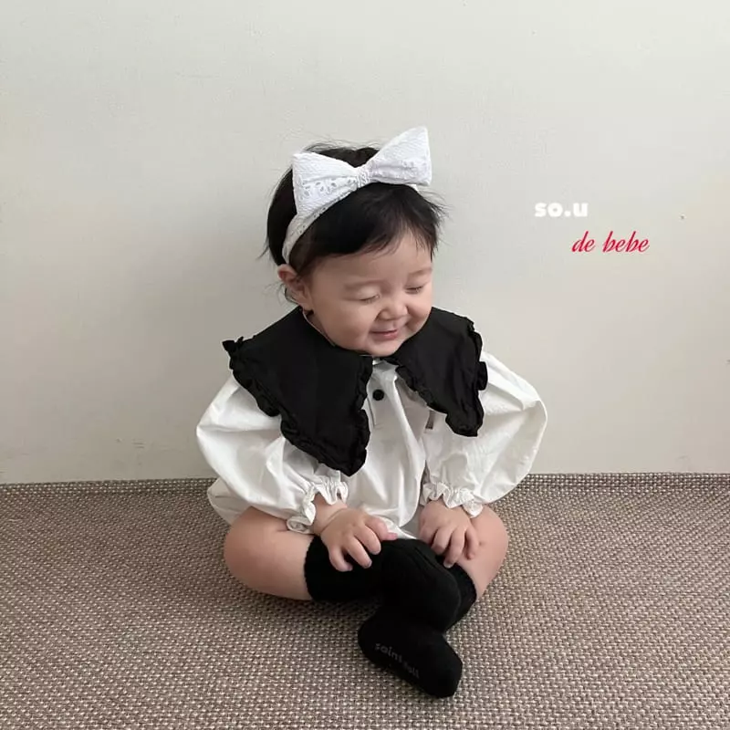 So U - Korean Baby Fashion - #babygirlfashion - Sailor Color Bodysuit - 6