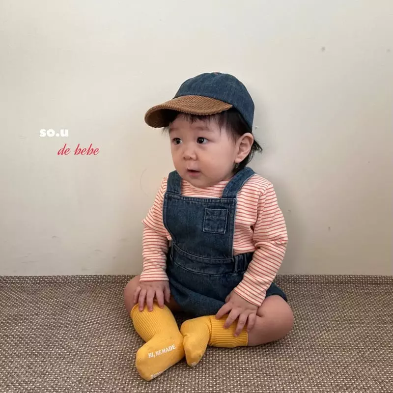 So U - Korean Baby Fashion - #babyfever - Denim Bloomer - 4