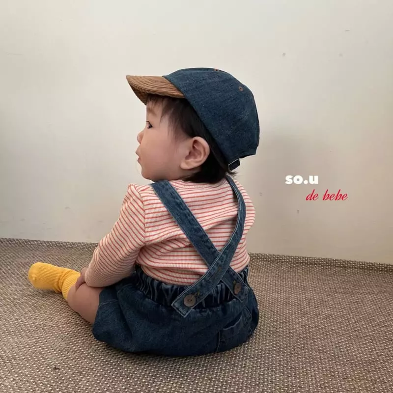 So U - Korean Baby Fashion - #babylifestyle - Bebe Stripe Tee - 6