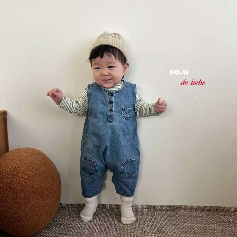 So U - Korean Baby Fashion - #babyoninstagram - Bebe Stripe Tee - 7