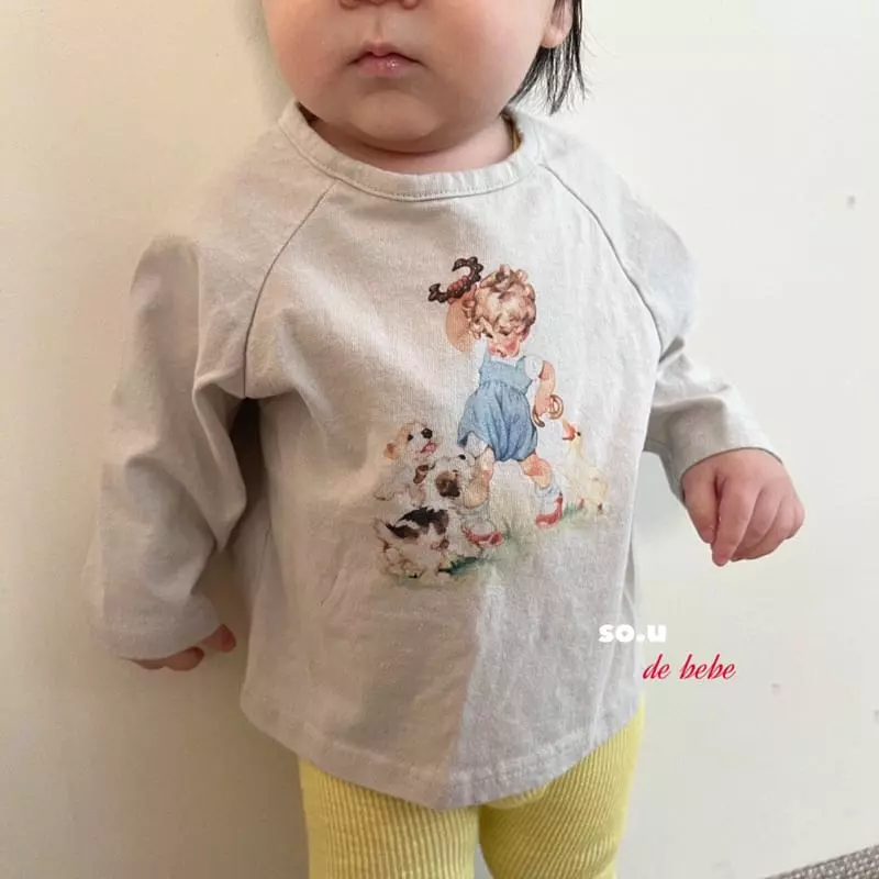 So U - Korean Baby Fashion - #babyoninstagram - Bebe Tambourine Tee - 5