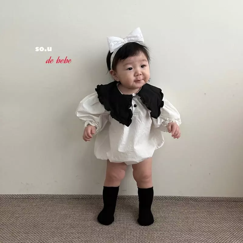 So U - Korean Baby Fashion - #babyootd - Sailor Color Bodysuit - 9