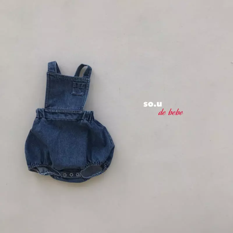 So U - Korean Baby Fashion - #babyootd - Denim Bloomer - 7
