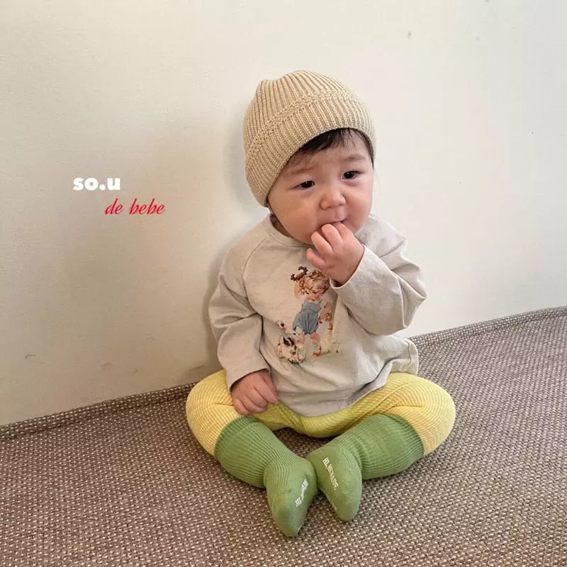 So U - Korean Baby Fashion - #babyootd - Bebe Tambourine Tee - 6