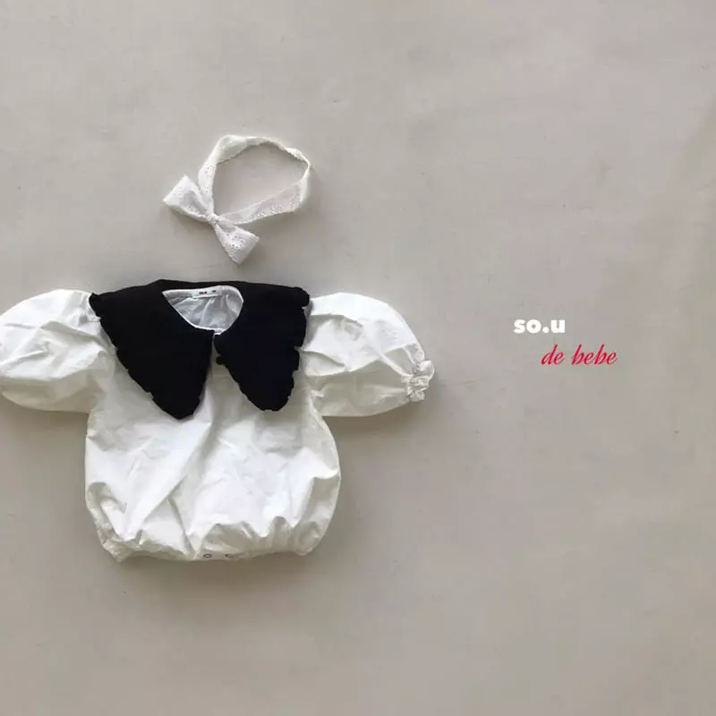 So U - Korean Baby Fashion - #babyoutfit - Sailor Color Bodysuit - 11