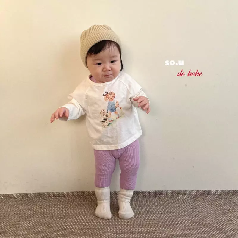 So U - Korean Baby Fashion - #babywear - Bebe Tambourine Tee - 9