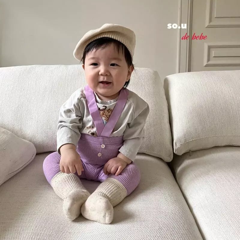 So U - Korean Baby Fashion - #onlinebabyboutique - Bebe Tambourine Tee - 10