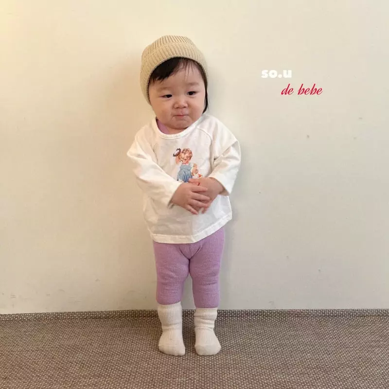 So U - Korean Baby Fashion - #onlinebabyshop - Bebe Tambourine Tee - 11