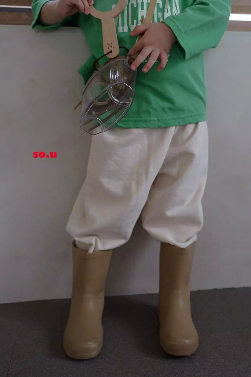 So U - Korean Children Fashion - #Kfashion4kids - Natural Jogger Pants - 10