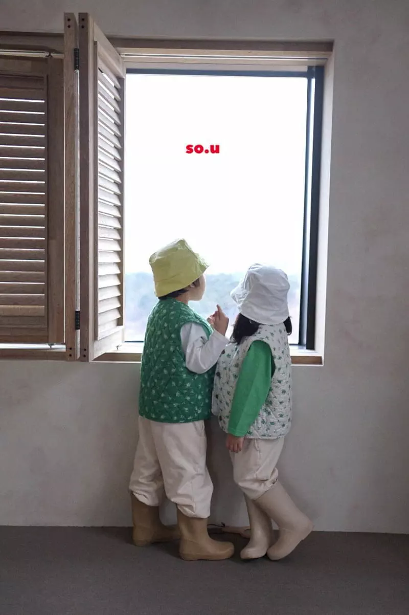 So U - Korean Children Fashion - #Kfashion4kids - Flower Quilitng Vest - 6