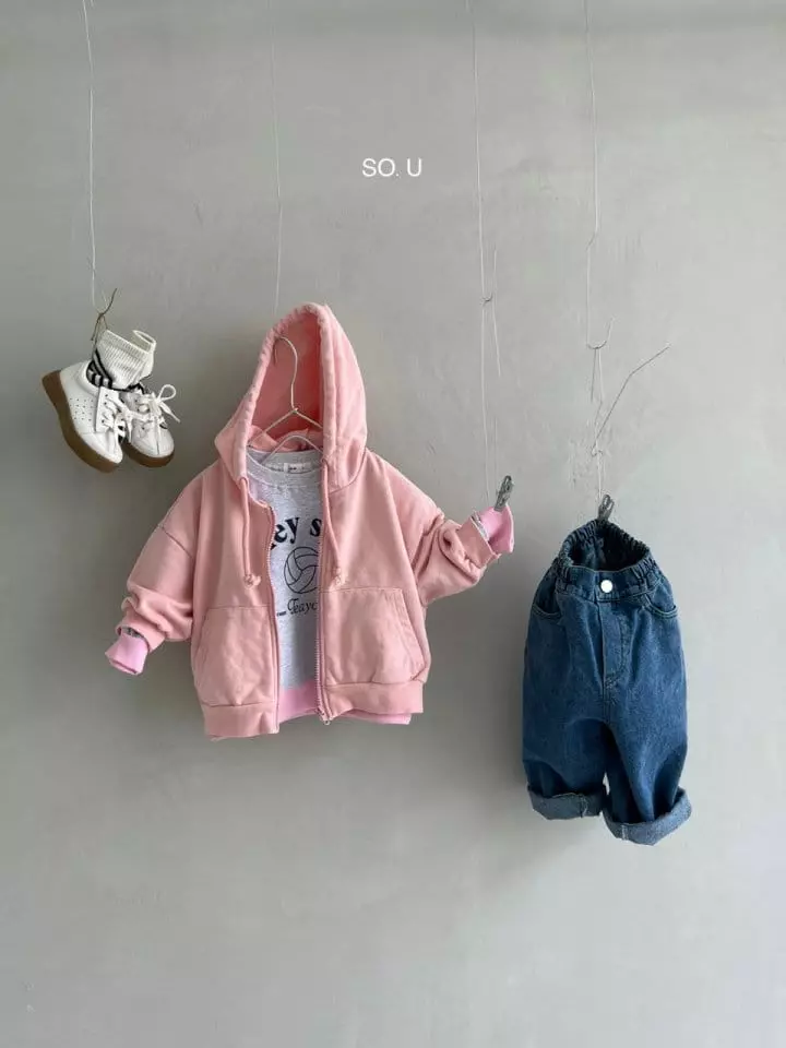 So U - Korean Children Fashion - #kidzfashiontrend - Hoody Zip-up - 4