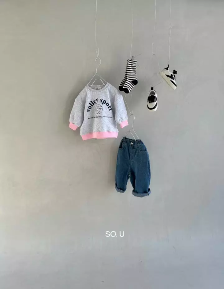 So U - Korean Children Fashion - #Kfashion4kids - Volleyball Sweatshirt - 3