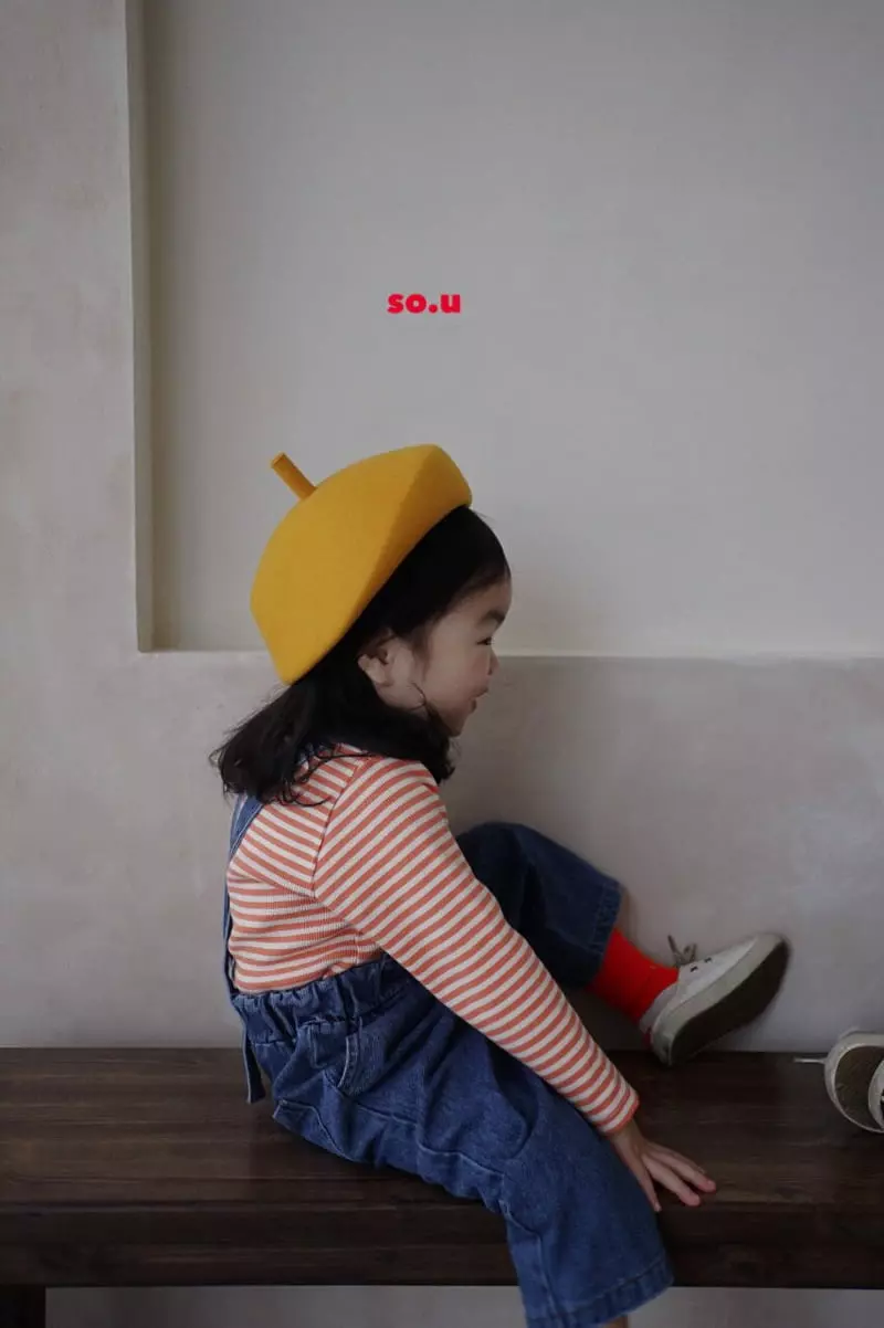 So U - Korean Children Fashion - #childofig - Piping Stripes Tee - 5