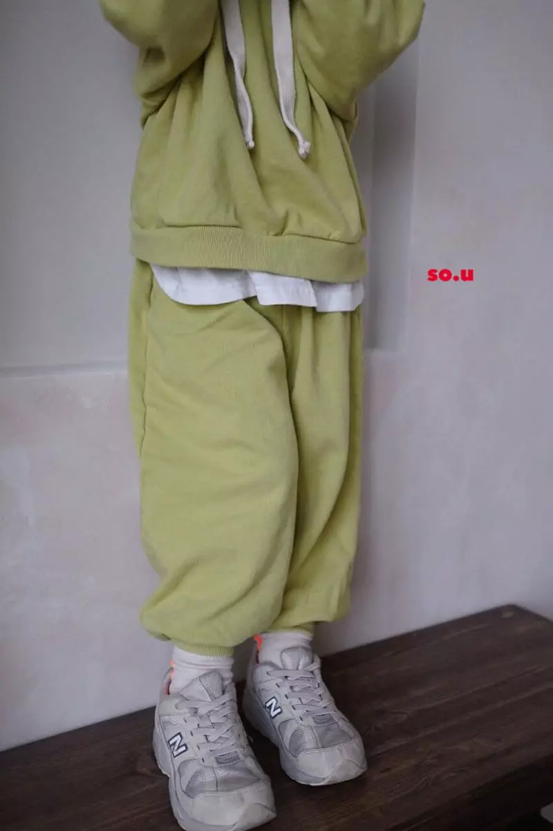 So U - Korean Children Fashion - #childofig - Natural Jogger Pants - 2