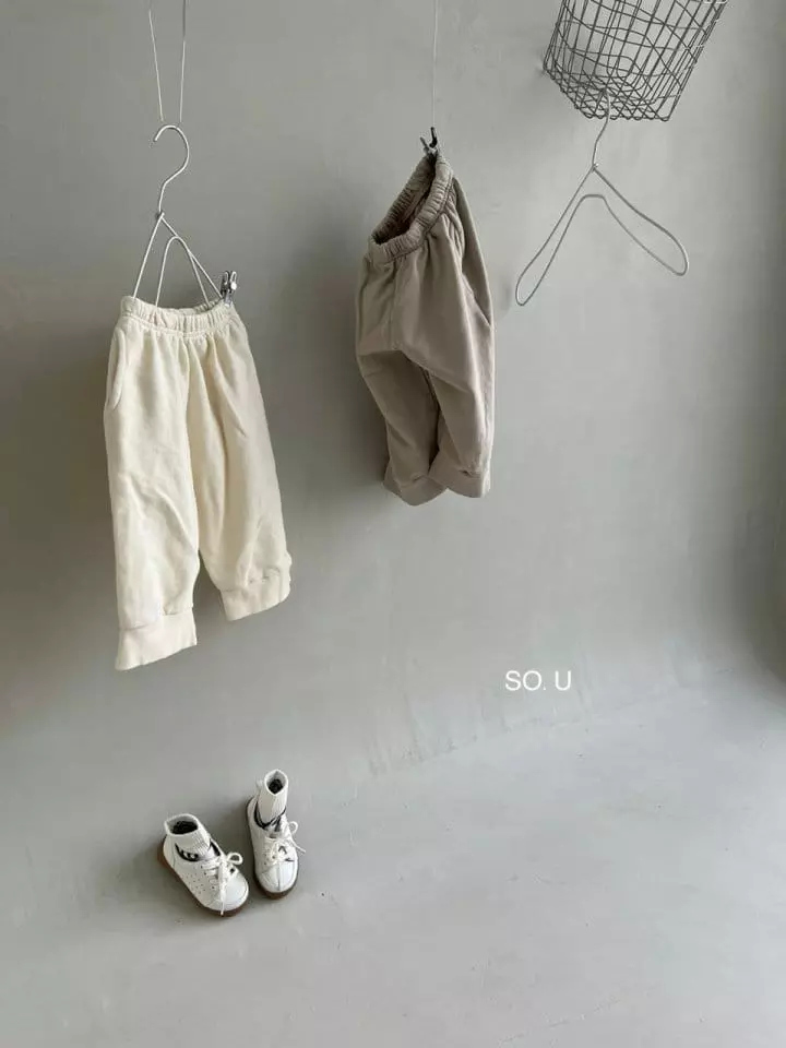 So U - Korean Children Fashion - #childofig - Straight Piping Pants - 3