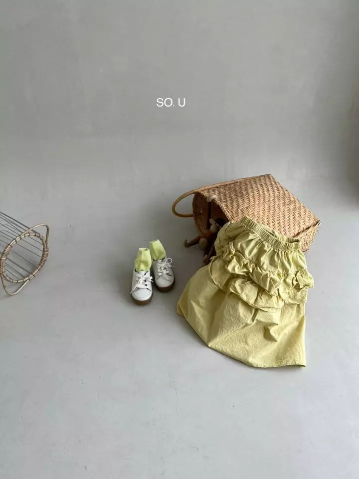 So U - Korean Children Fashion - #childofig - Can Can Long Skirt - 2
