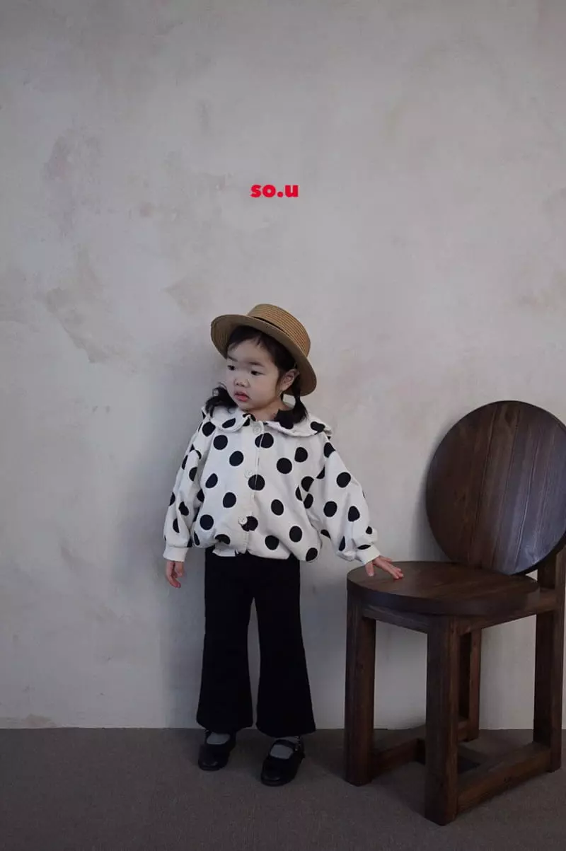 So U - Korean Children Fashion - #childrensboutique - Dot Collar Jumper - 8