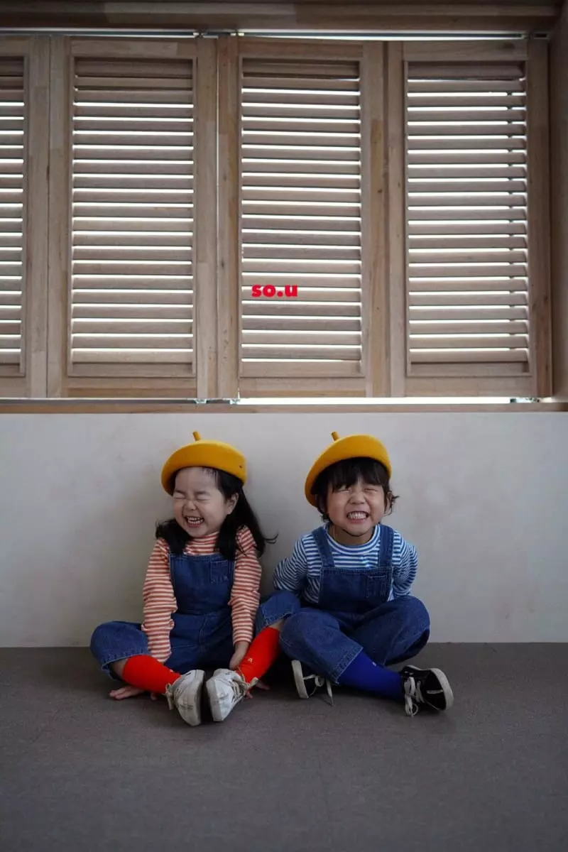 So U - Korean Children Fashion - #childrensboutique - Piping Stripes Tee - 7