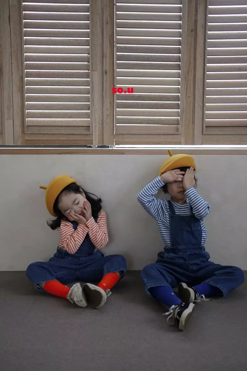 So U - Korean Children Fashion - #childrensboutique - Denim Dungarees Pants - 6
