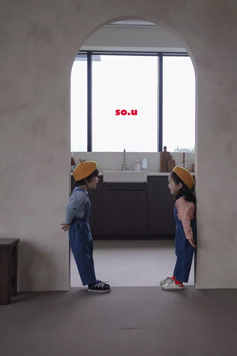 So U - Korean Children Fashion - #discoveringself - Denim Dungarees Pants - 8