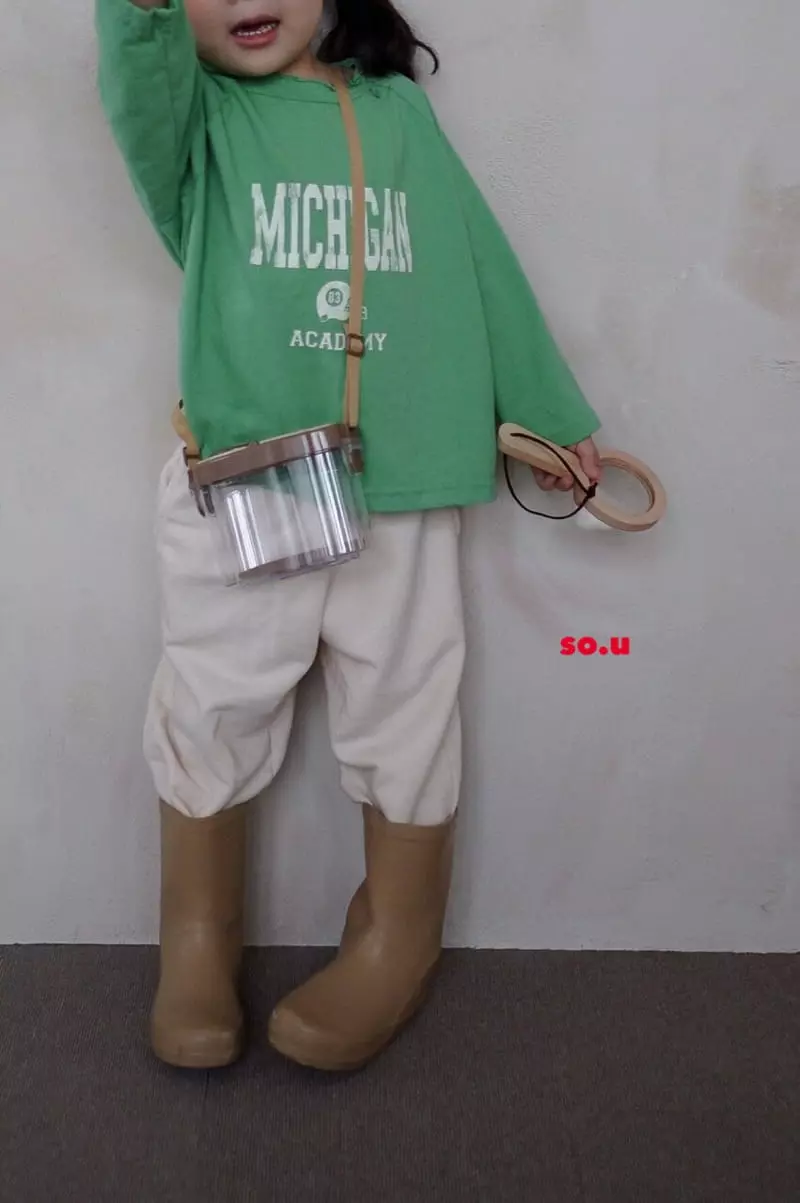So U - Korean Children Fashion - #fashionkids - Natural Jogger Pants - 6
