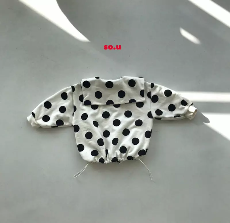 So U - Korean Children Fashion - #kidsshorts - Dot Collar Jumper - 12