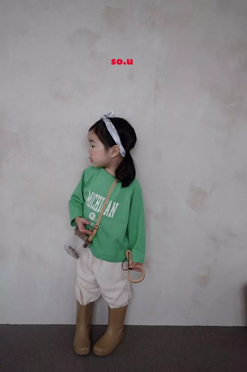 So U - Korean Children Fashion - #kidsshorts - Michigan Tee - 9