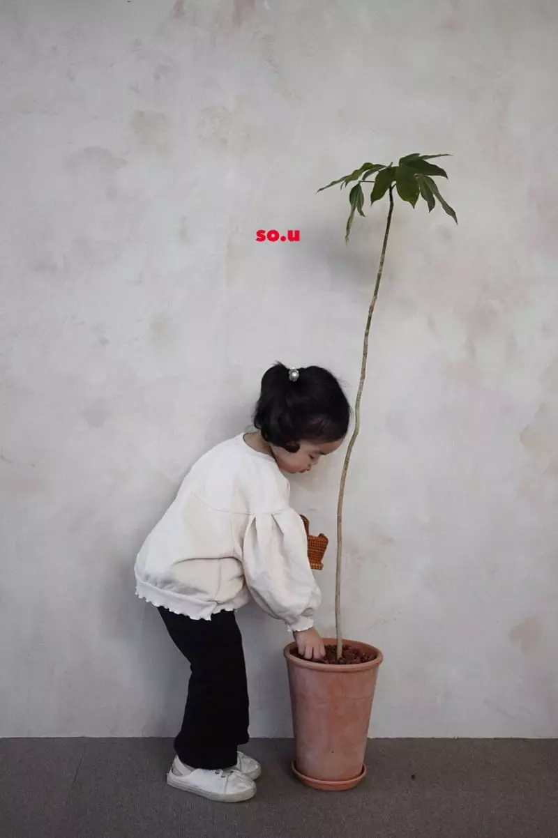 So U - Korean Children Fashion - #kidsstore - Puff Sleeves Sweatshirt - 5