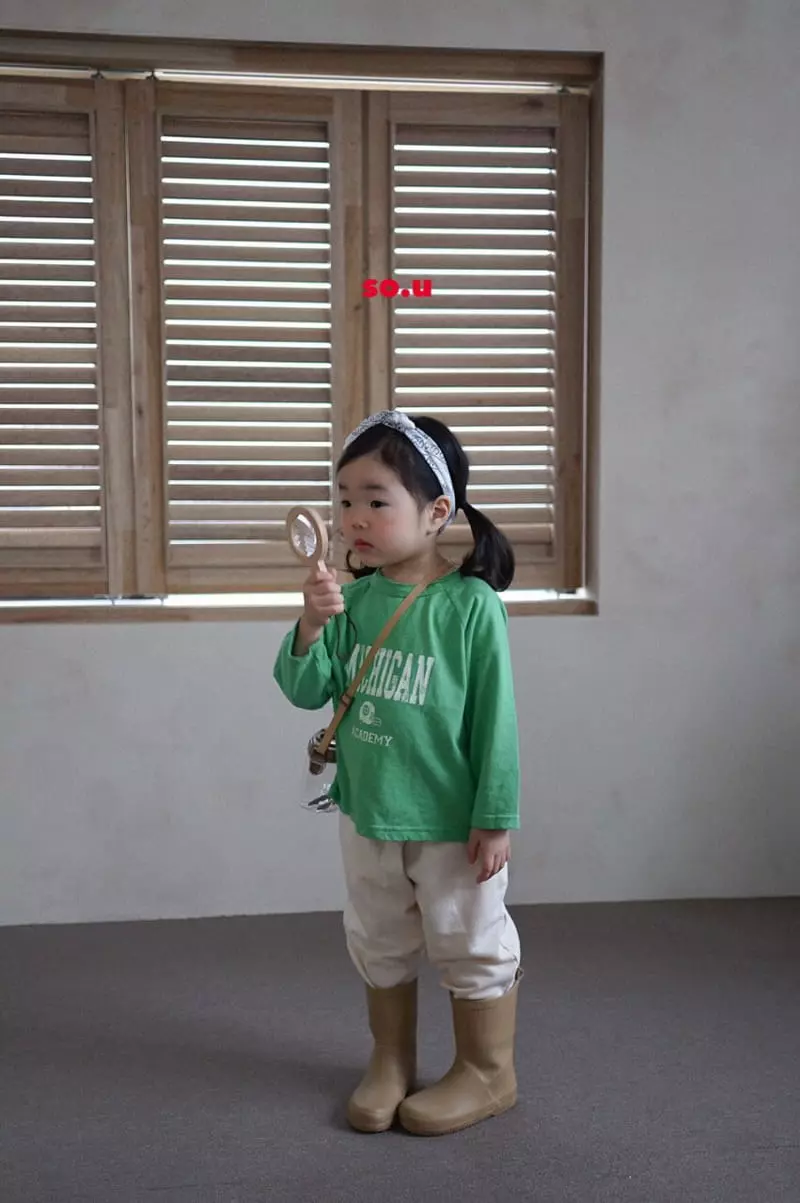 So U - Korean Children Fashion - #kidzfashiontrend - Michigan Tee - 11