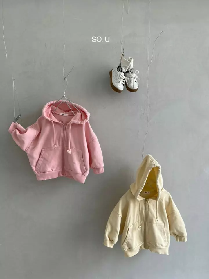 So U - Korean Children Fashion - #kidzfashiontrend - Hoody Zip-up - 3