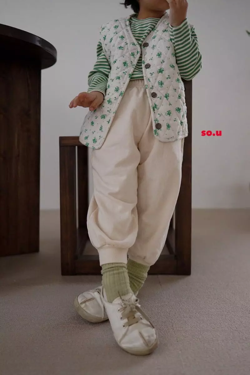 So U - Korean Children Fashion - #littlefashionista - Natural Jogger Pants - 11