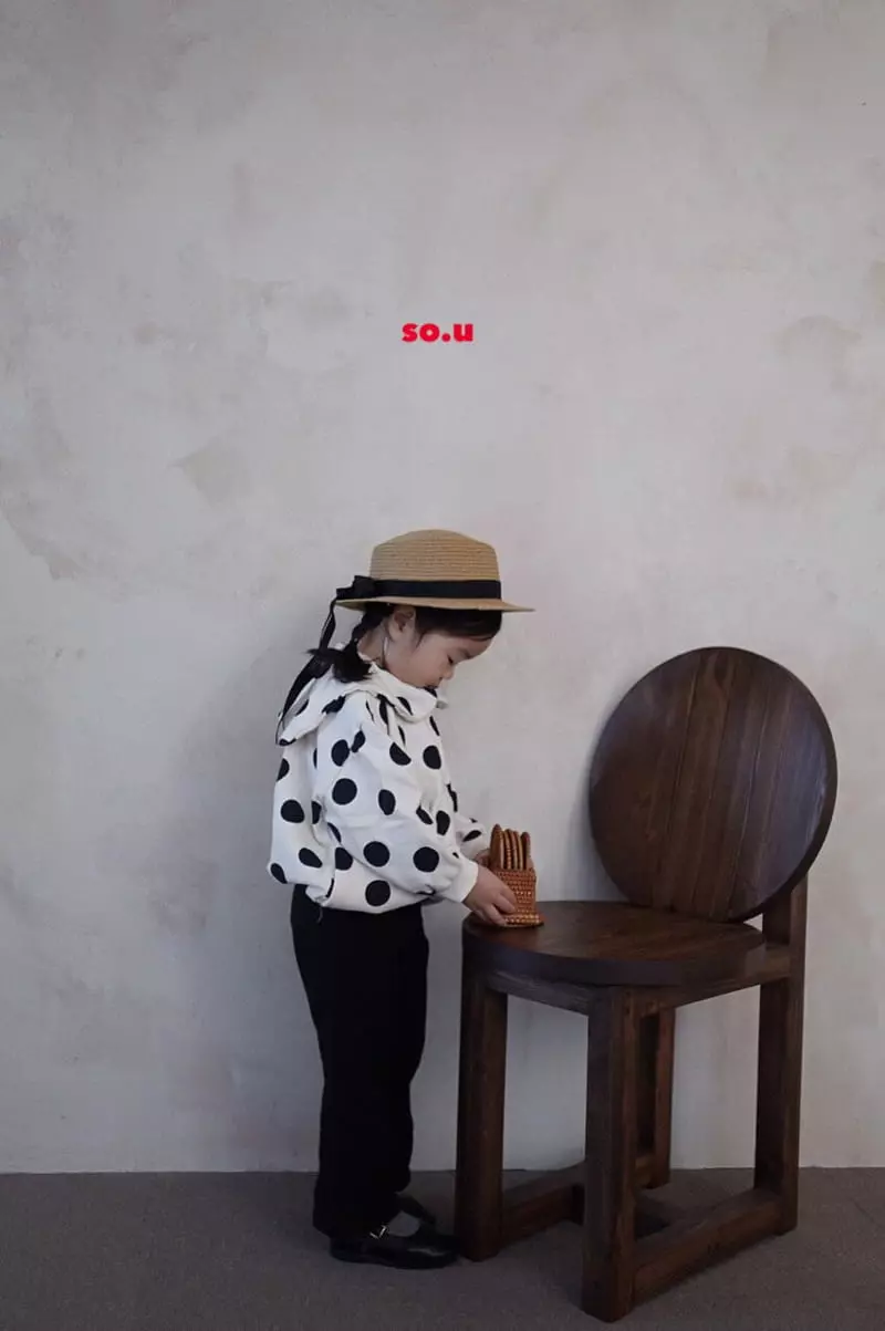 So U - Korean Children Fashion - #magicofchildhood - Dot Collar Jumper - 3