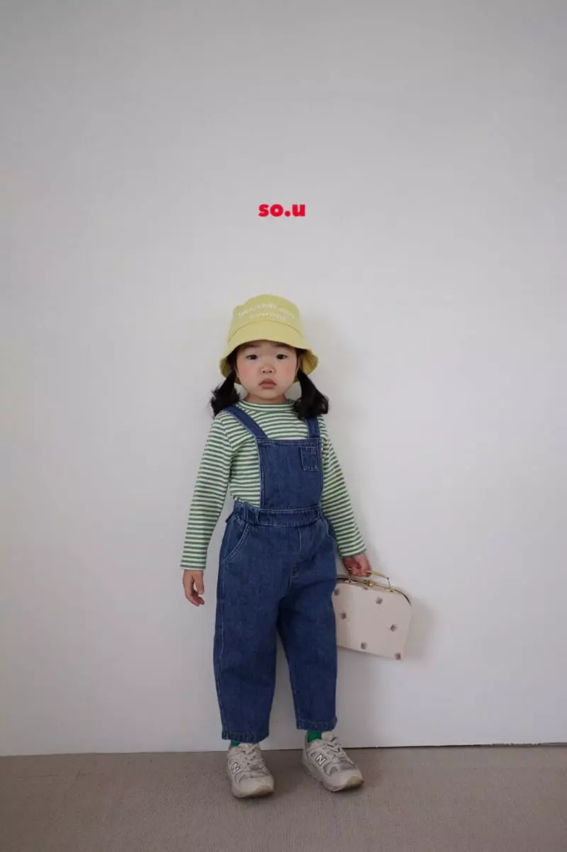 So U - Korean Children Fashion - #magicofchildhood - Piping Stripes Tee - 2