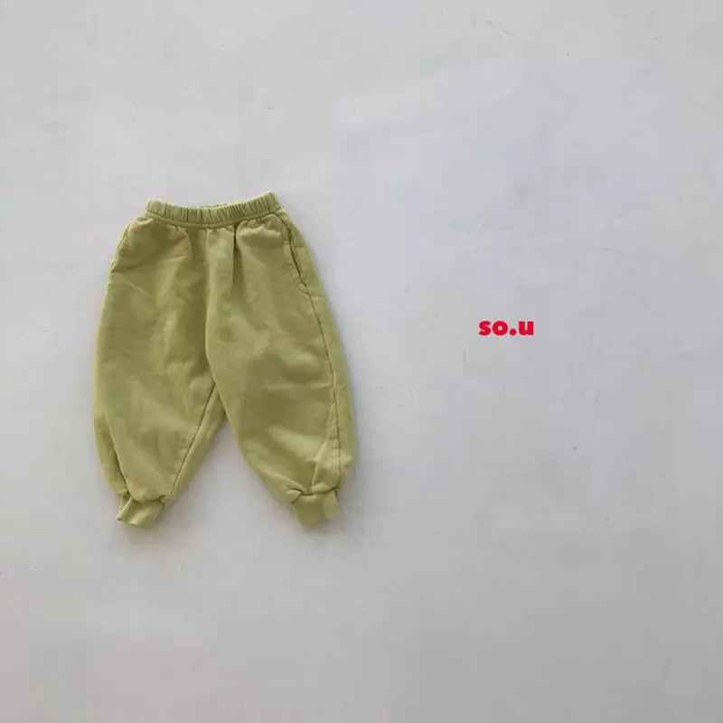 So U - Korean Children Fashion - #magicofchildhood - Natural Jogger Pants - 12