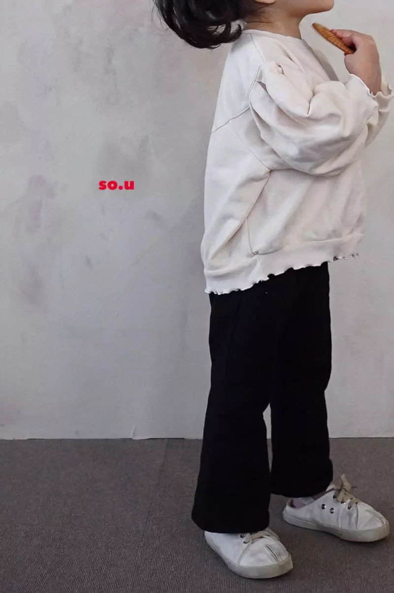 So U - Korean Children Fashion - #magicofchildhood - Puff Sleeves Sweatshirt - 9