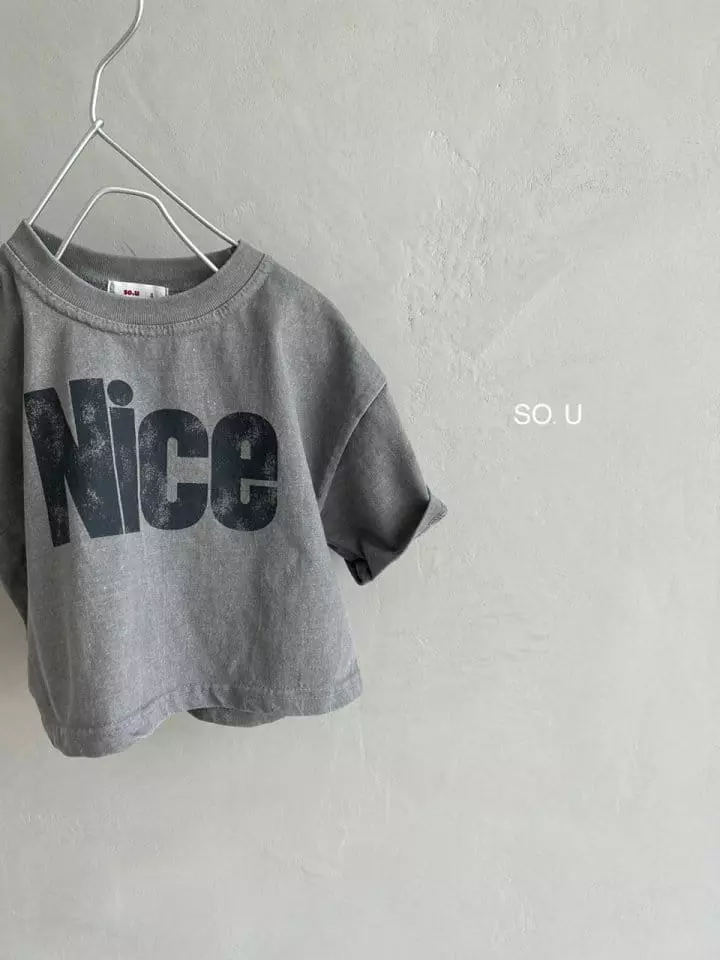So U - Korean Children Fashion - #minifashionista - Nice Tee - 3