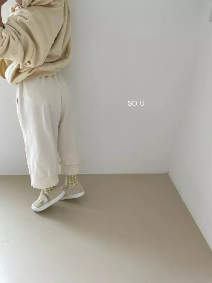 So U - Korean Children Fashion - #minifashionista - Straight Piping Pants