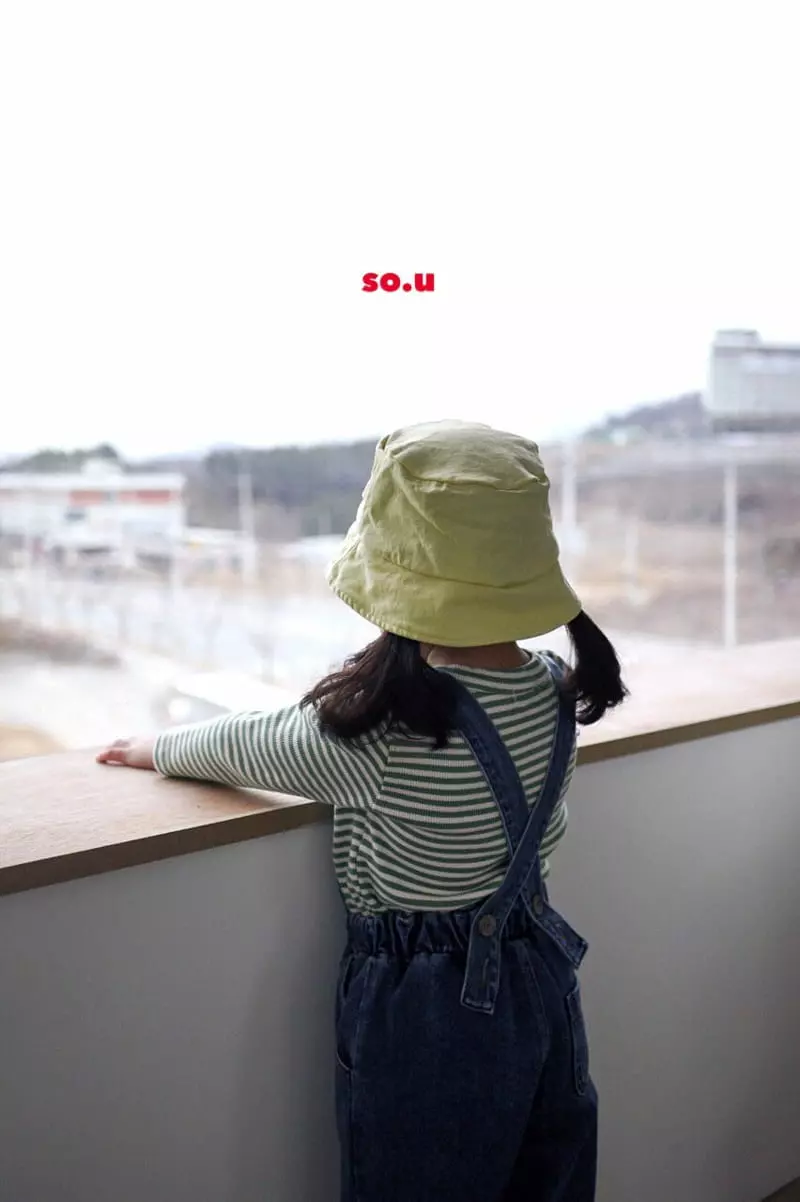 So U - Korean Children Fashion - #minifashionista - Piping Stripes Tee - 4