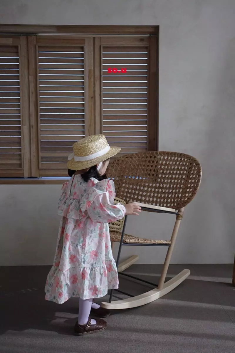 So U - Korean Children Fashion - #prettylittlegirls - Big Frill One-piece