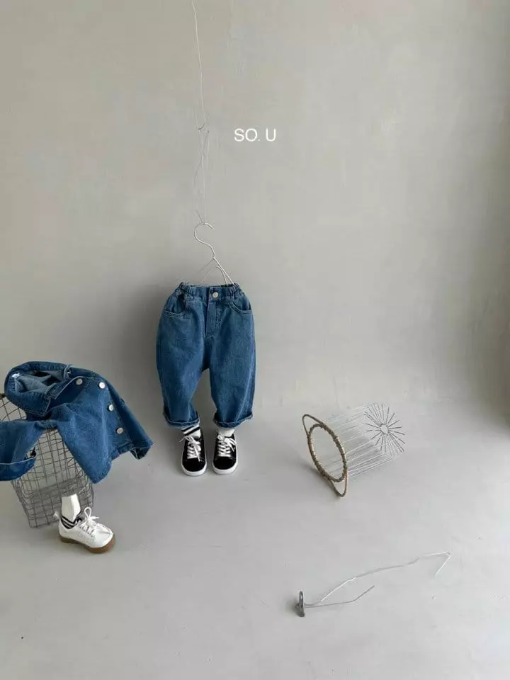 So U - Korean Children Fashion - #prettylittlegirls - Disco Jeans - 3
